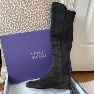 NWB Stuart Weitzman over the knee wedge boots